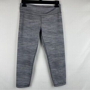 Ivivva by lululemon heater gray girls Capri leggings size 14